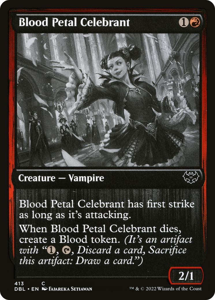 Blood Petal Celebrant (DBL-413) [Innistrad: Double Feature] Foil