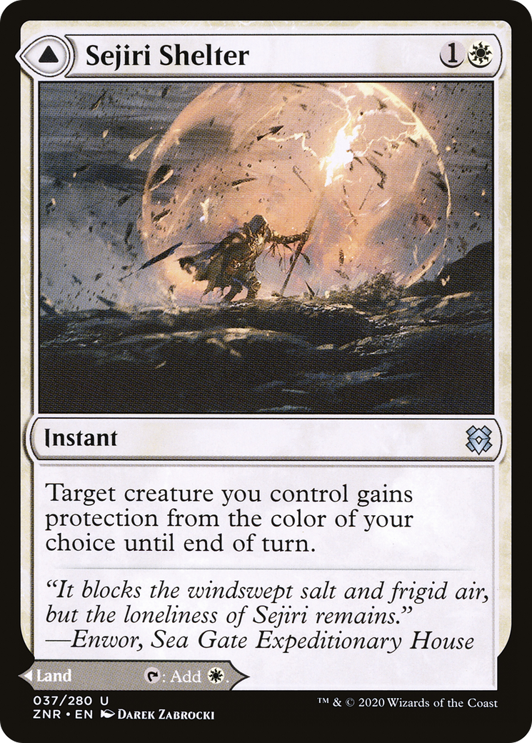 Sejiri Shelter (ZNR-037) [Zendikar Rising] Foil