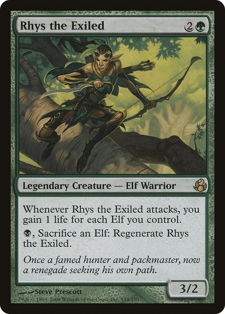 Rhys the Exiled (MOR-135) [Morningtide] Foil
