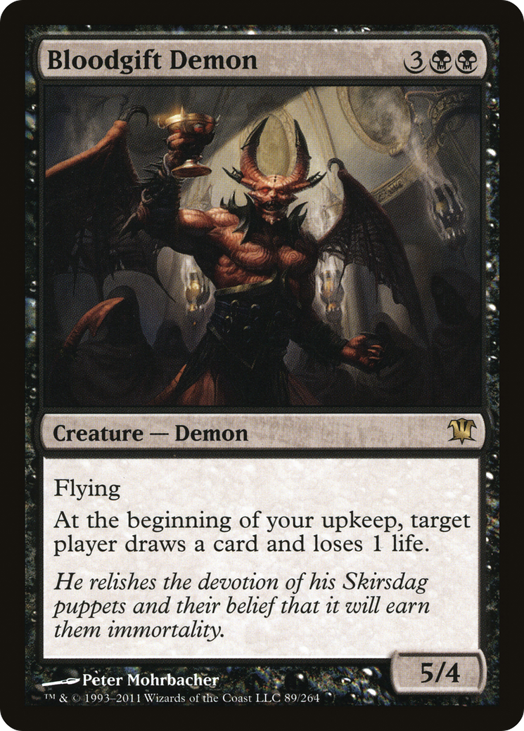 Bloodgift Demon (ISD-089) [Innistrad]