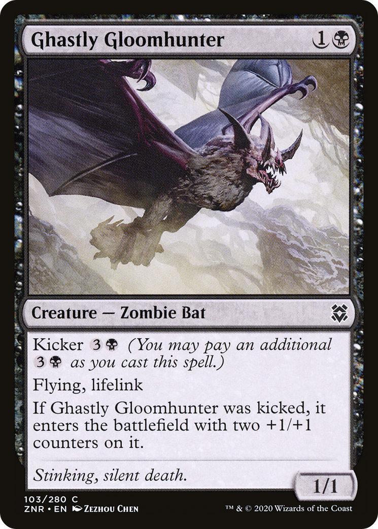 Ghastly Gloomhunter (ZNR-103) [Zendikar Rising] Foil