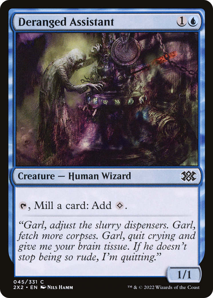 Deranged Assistant (2X2-045) [Double Masters 2022] Foil