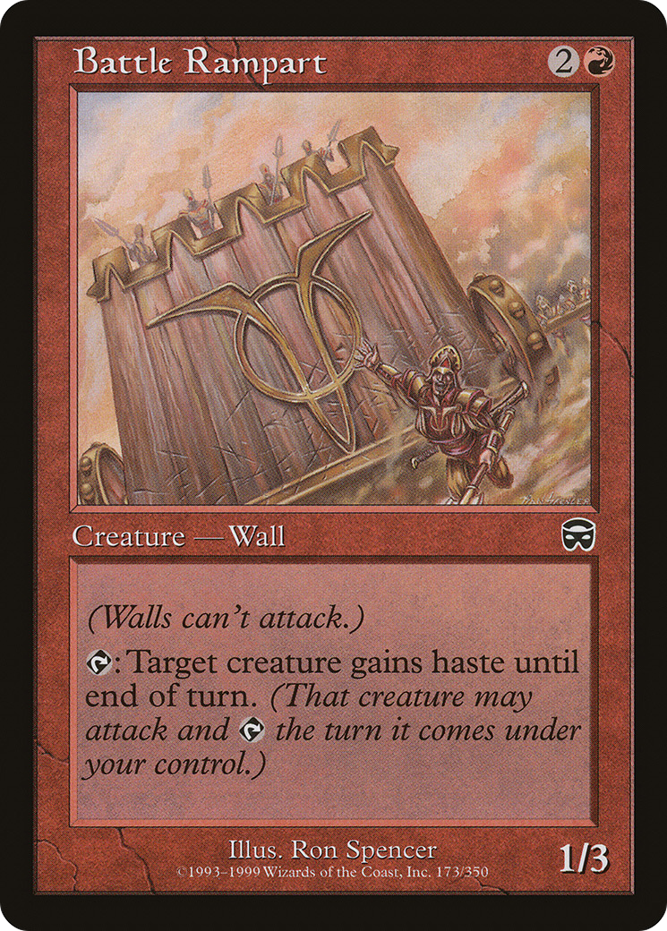 Battle Rampart (MMQ-173) [Mercadian Masques] Foil
