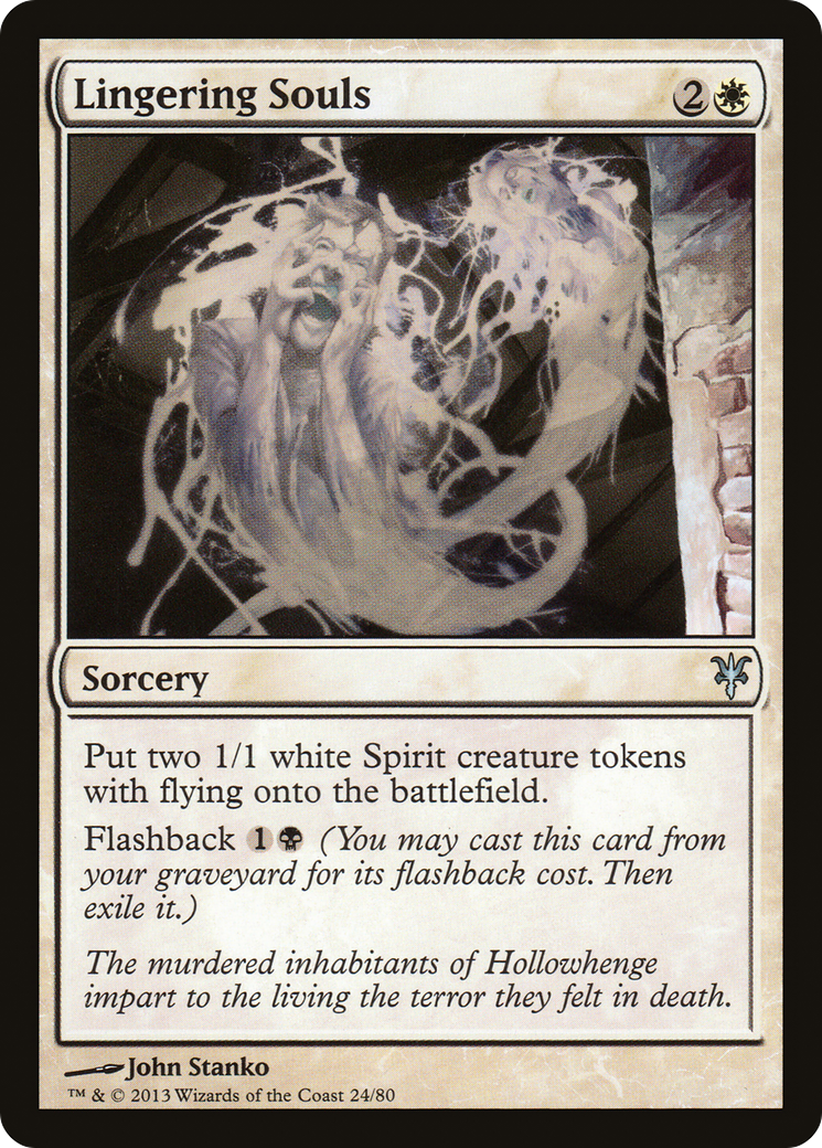 Lingering Souls (DDK-024) [Duel Decks: Sorin vs. Tibalt]