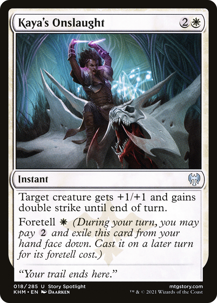 Kaya's Onslaught (KHM-018) [Kaldheim] Foil