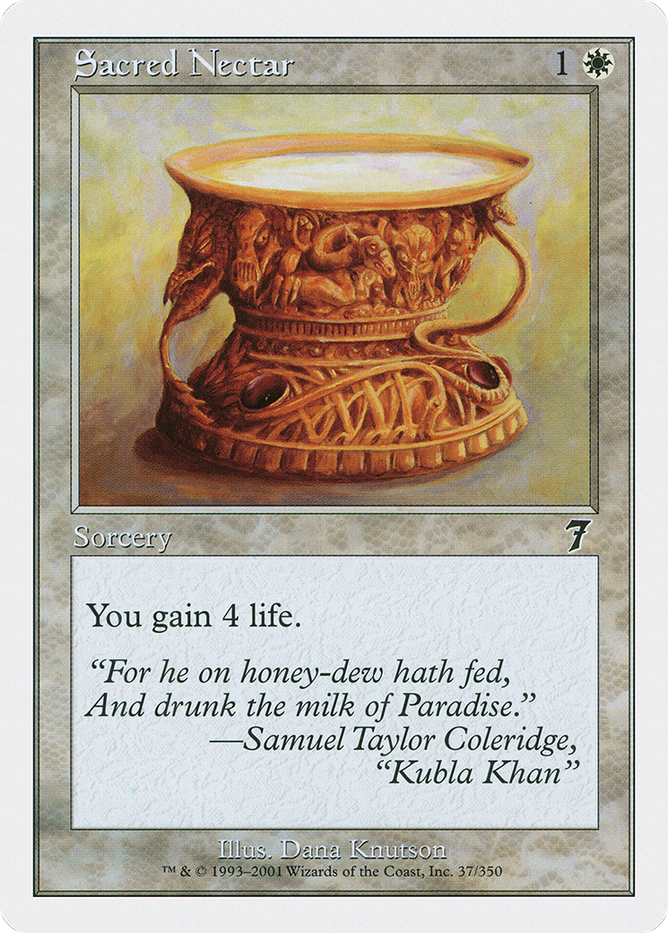 Sacred Nectar (7ED-037) [7th Edition] Foil