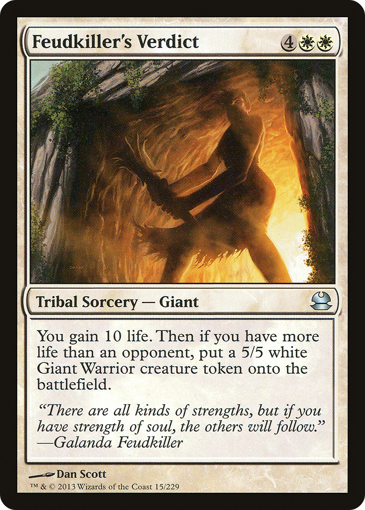 Feudkiller's Verdict (MMA-015) [Modern Masters]