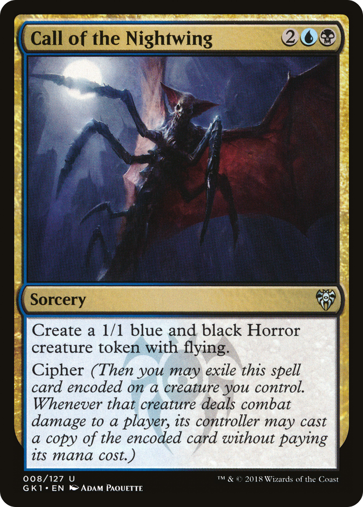 Call of the Nightwing (GR1-008) [GRN Guild Kit]