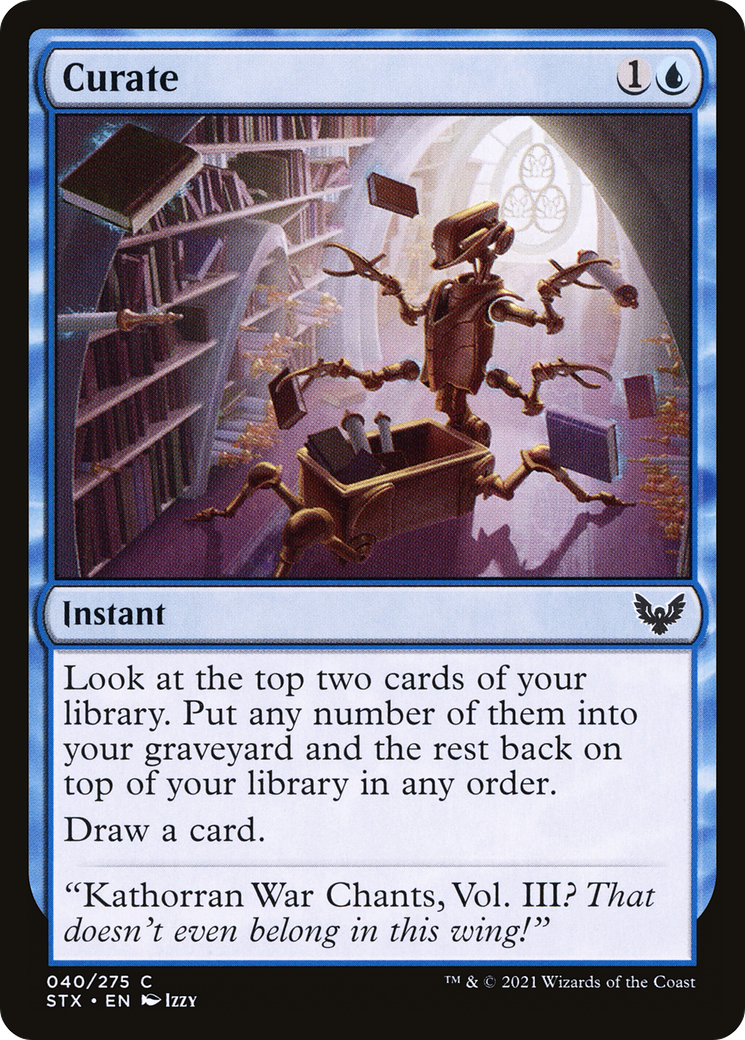 Curate (STX-040) [Strixhaven: School of Mages] Foil