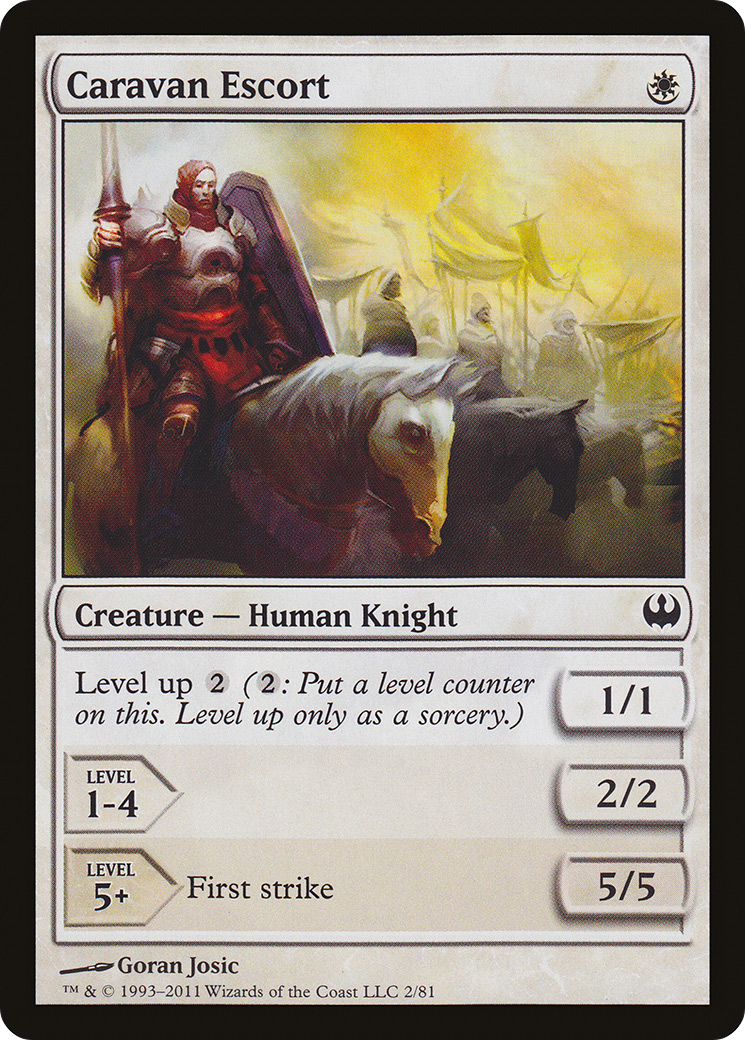 Caravan Escort (DDG-002) [Duel Decks: Knights vs. Dragons]