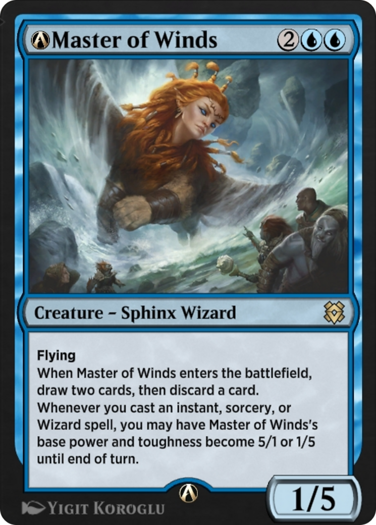 A-Master of Winds (ZNR-A-68) [Zendikar Rising]