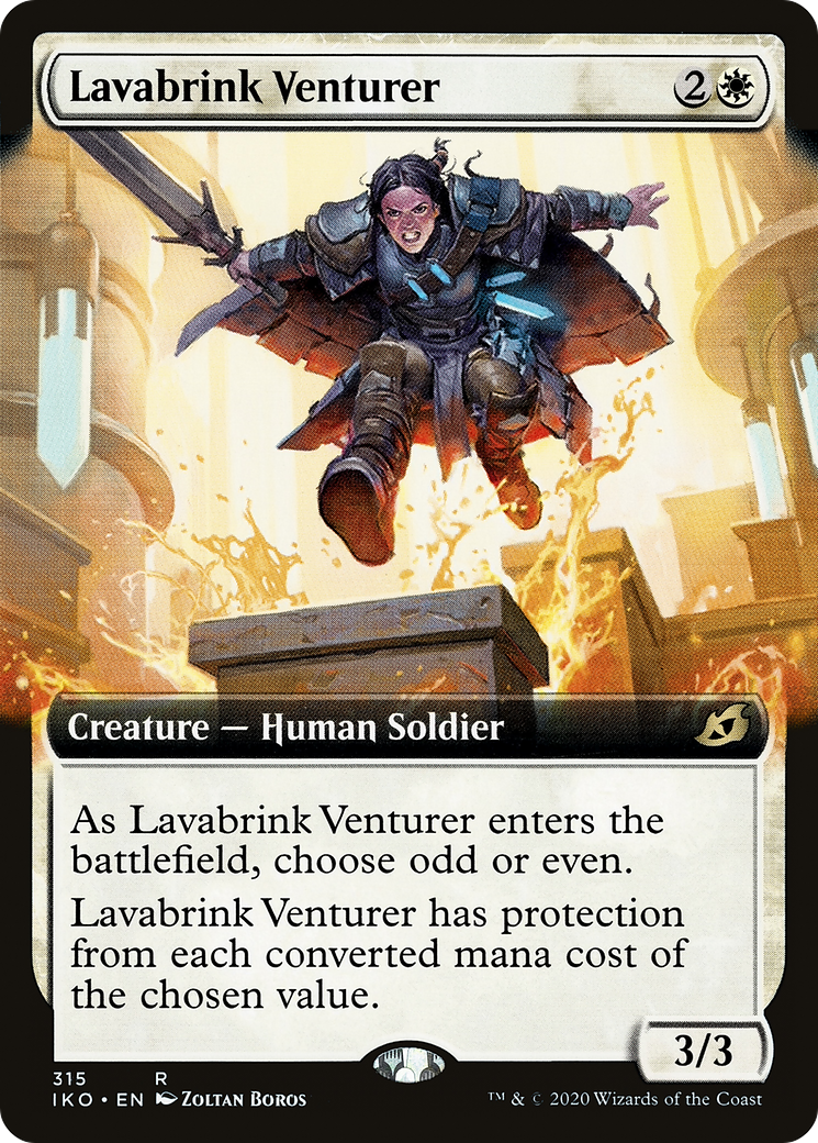 Lavabrink Venturer (Extended Art) (IKO-315) [Ikoria: Lair of Behemoths] Foil