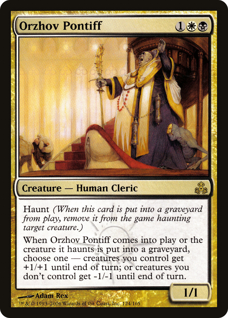 Orzhov Pontiff (GPT-124) [Guildpact] Foil