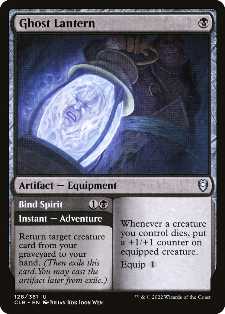 Ghost Lantern (CLB-128) [Commander Legends: Battle for Baldur's Gate] Foil