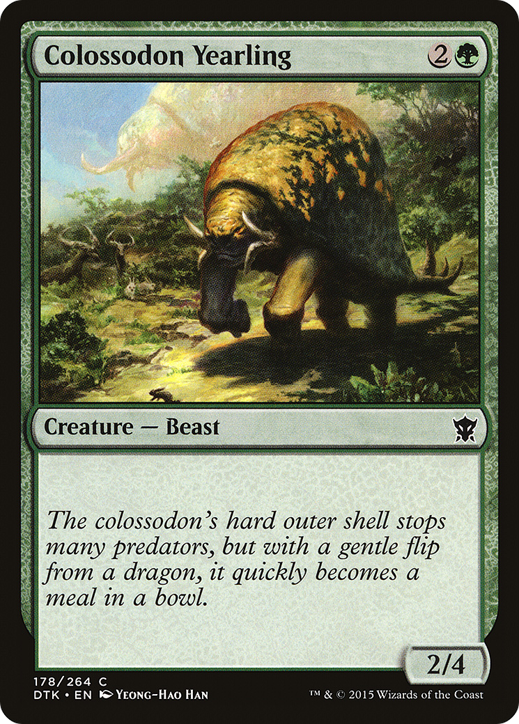 Colossodon Yearling (DTK-178) [Dragons of Tarkir]