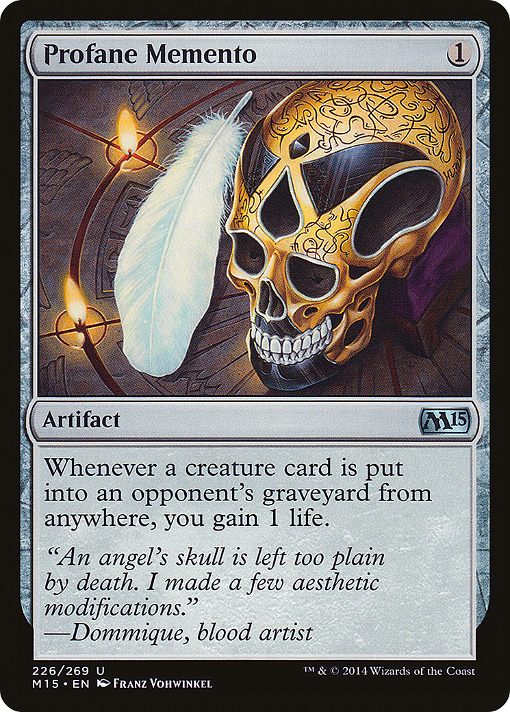 Profane Memento (M15-226) [Magic 2015] Foil