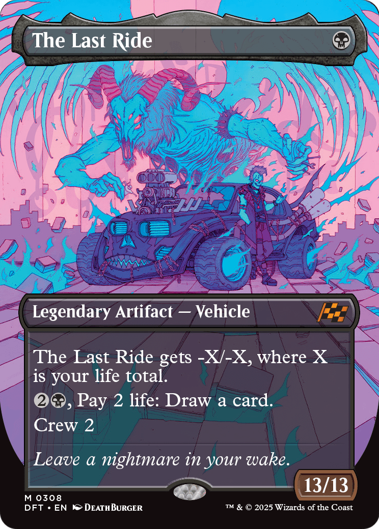 The Last Ride (Borderless) (DFT-308) [Aetherdrift]