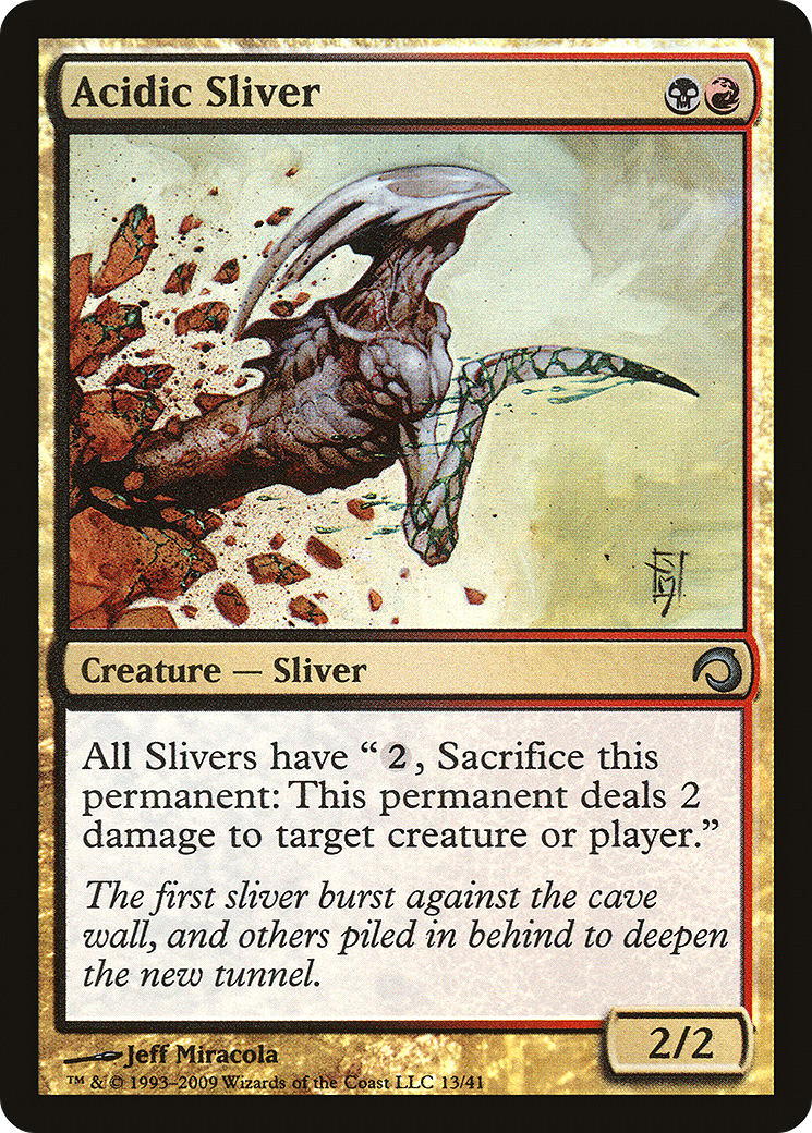 Acidic Sliver (PDS-013) [Premium Deck Series: Slivers] Foil