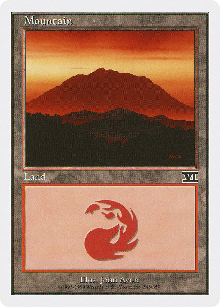 Mountain (6ED-343) [Classic Sixth Edition]