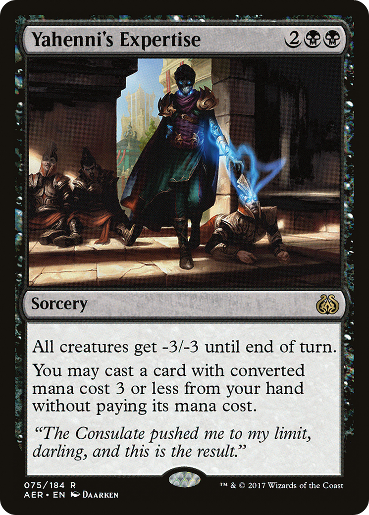 Yahenni's Expertise (AER-075) [Aether Revolt] Foil