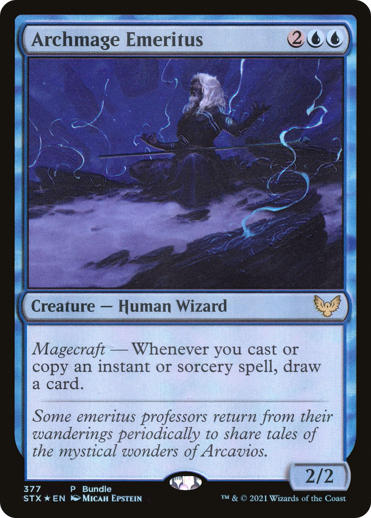 Archmage Emeritus (UMP-377) [Strixhaven: School of Mages] Foil