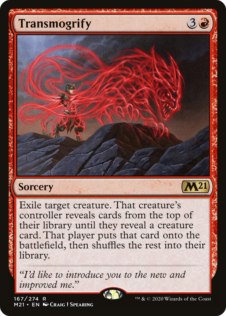 Transmogrify (M21-167) [Core Set 2021] Foil