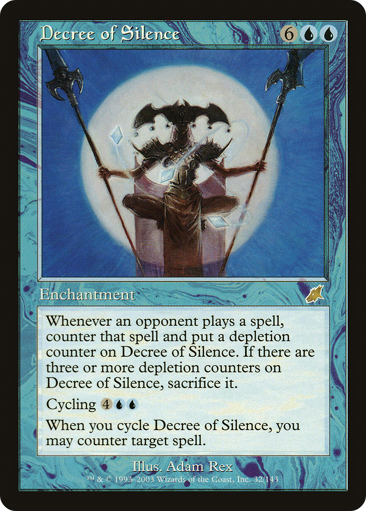 Decree of Silence (SCG-032) [Scourge] Foil