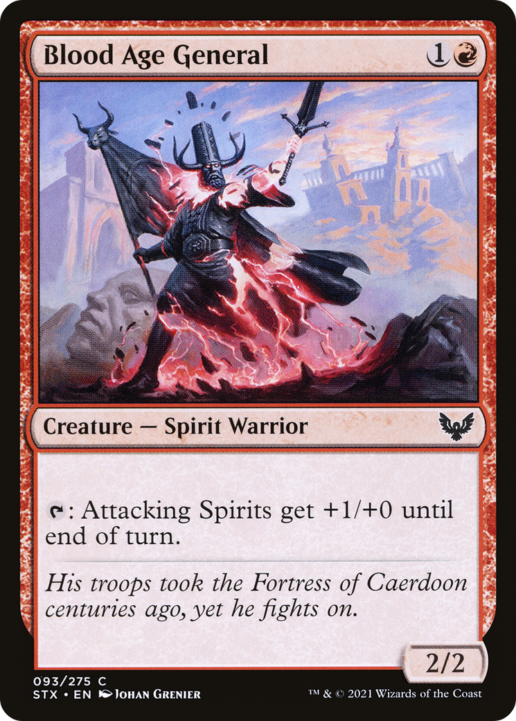 Blood Age General (STX-093) [Strixhaven: School of Mages]