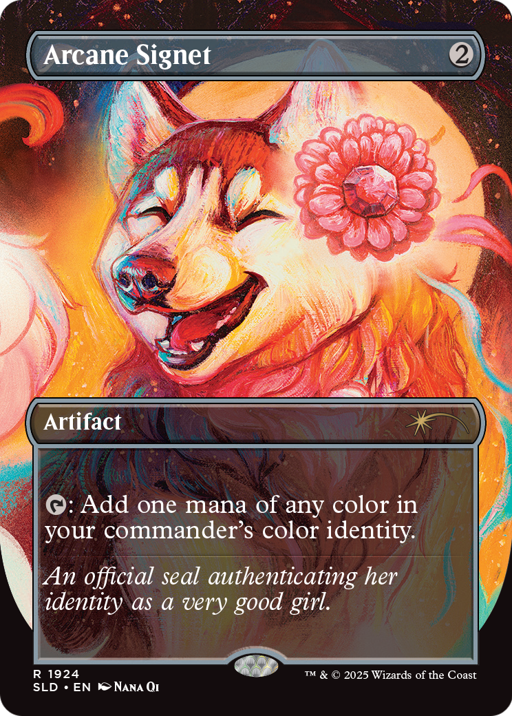 Arcane Signet (SLD-1924) (Borderless) [Secret Lair Drop] Foil