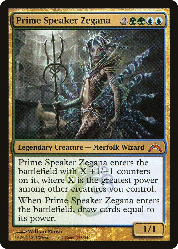 Prime Speaker Zegana (GTC-188) [Gatecrash]