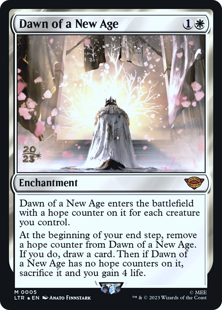 Dawn of a New Age (PRE-005) [Tales of Middle-earth Promos] Foil