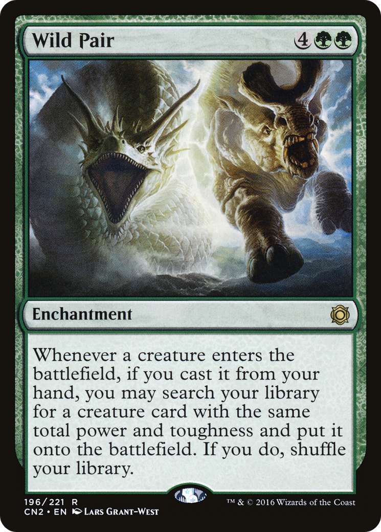 Wild Pair (CN2-196) [Conspiracy: Take the Crown] Foil