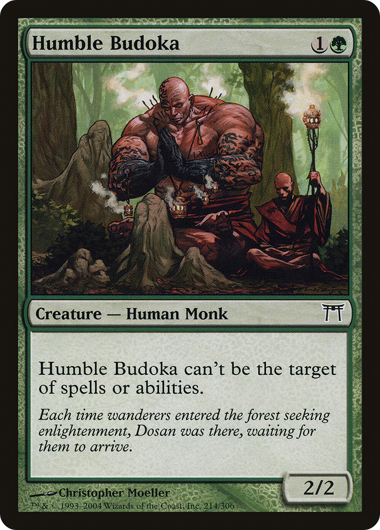 Humble Budoka (CHK-214) [Champions of Kamigawa]