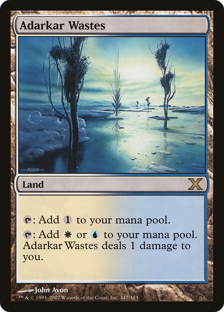 Adarkar Wastes (10E-347) [Tenth Edition] Foil