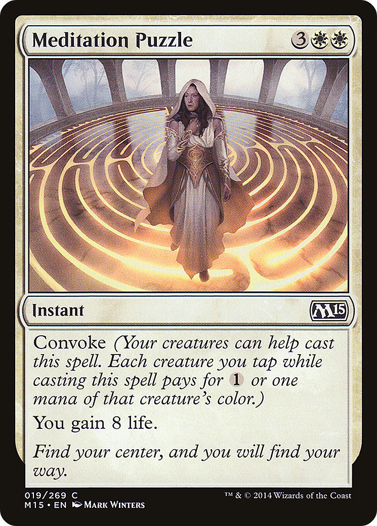 Meditation Puzzle (M15-019) [Magic 2015]