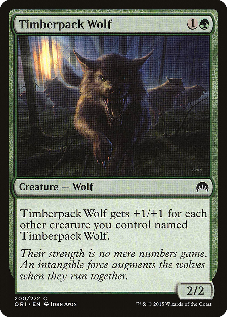 Timberpack Wolf (ORI-200) [Magic Origins]