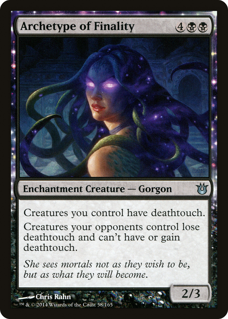 Archetype of Finality (BNG-058) [Born of the Gods] Foil