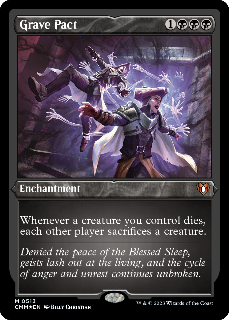 Grave Pact (Foil Etched) (CMM-513) [Commander Masters] Foil
