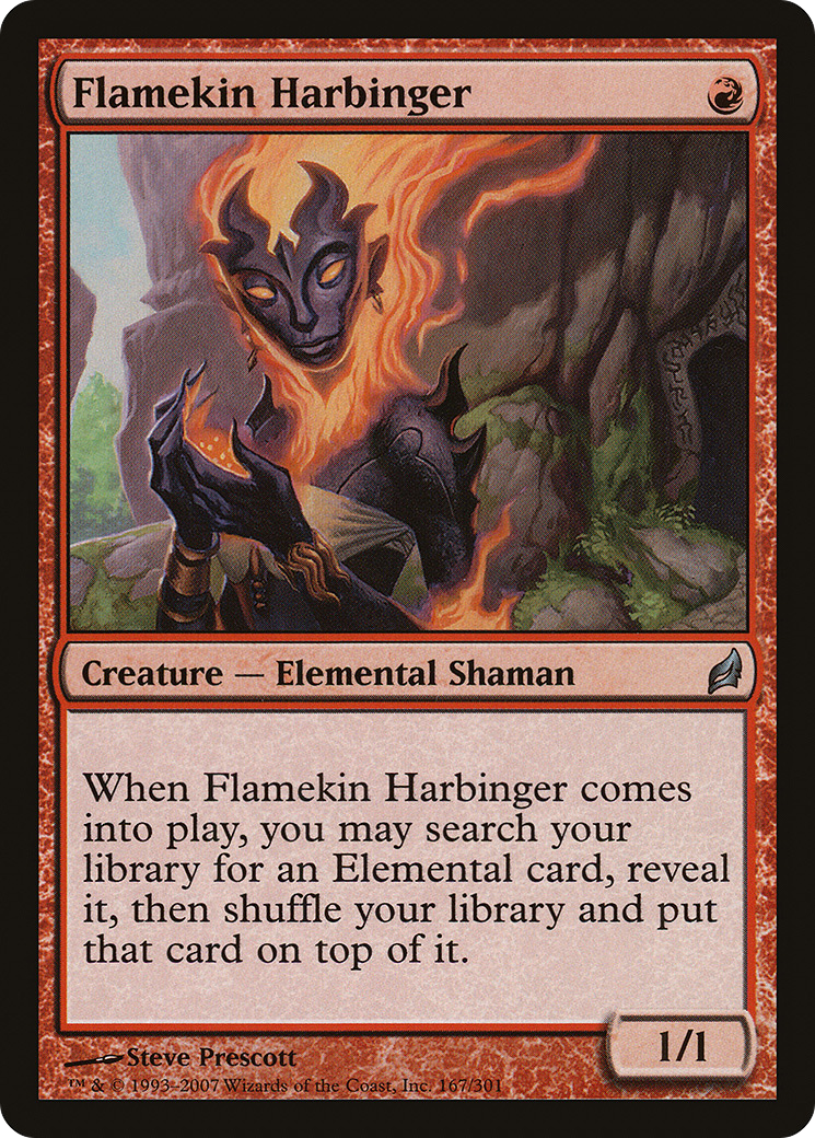 Flamekin Harbinger (LRW-167) [Lorwyn] Foil