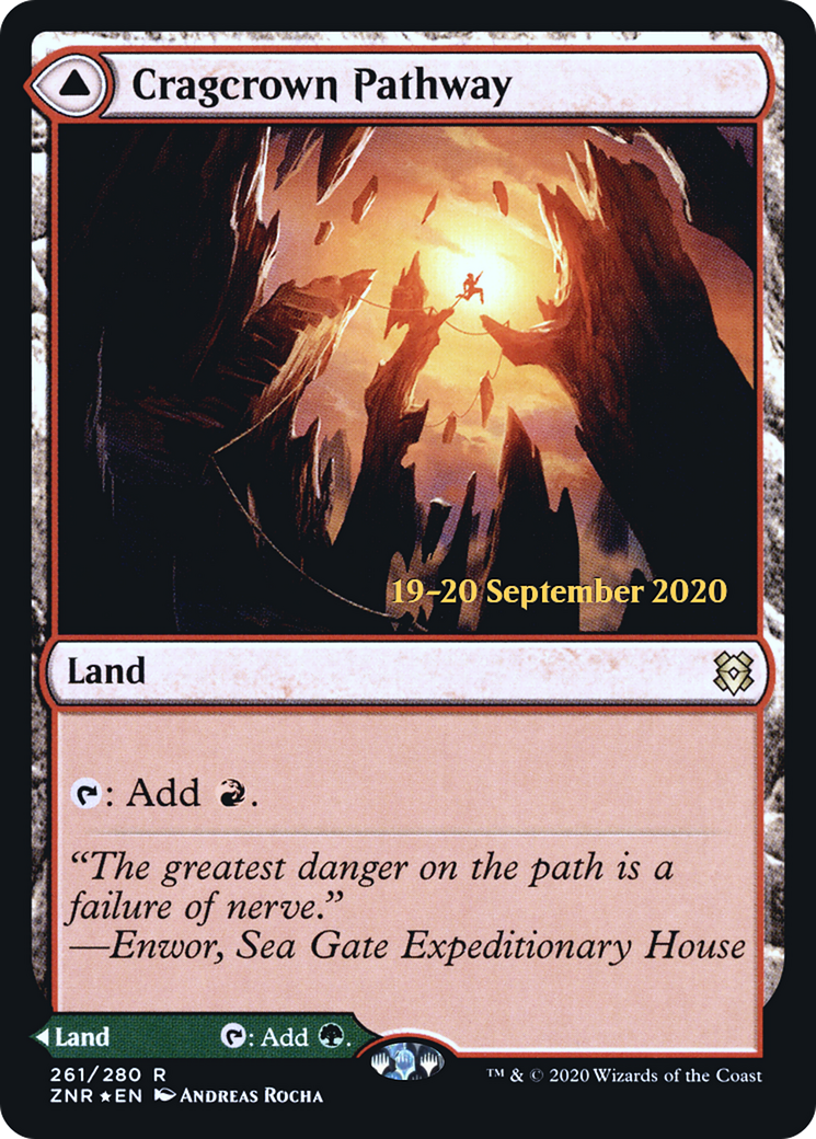 Cragcrown Pathway (PRE-261S) [Zendikar Rising Promos] Foil