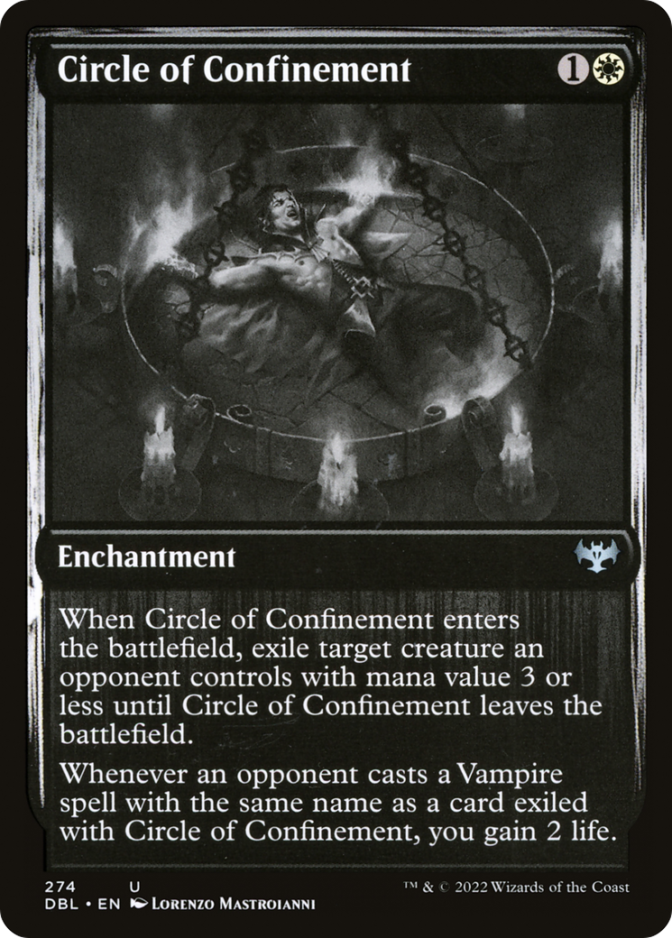 Circle of Confinement (DBL-274) [Innistrad: Double Feature]