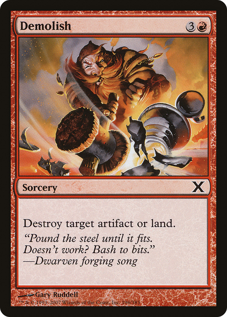 Demolish (10E-196) [Tenth Edition] Foil