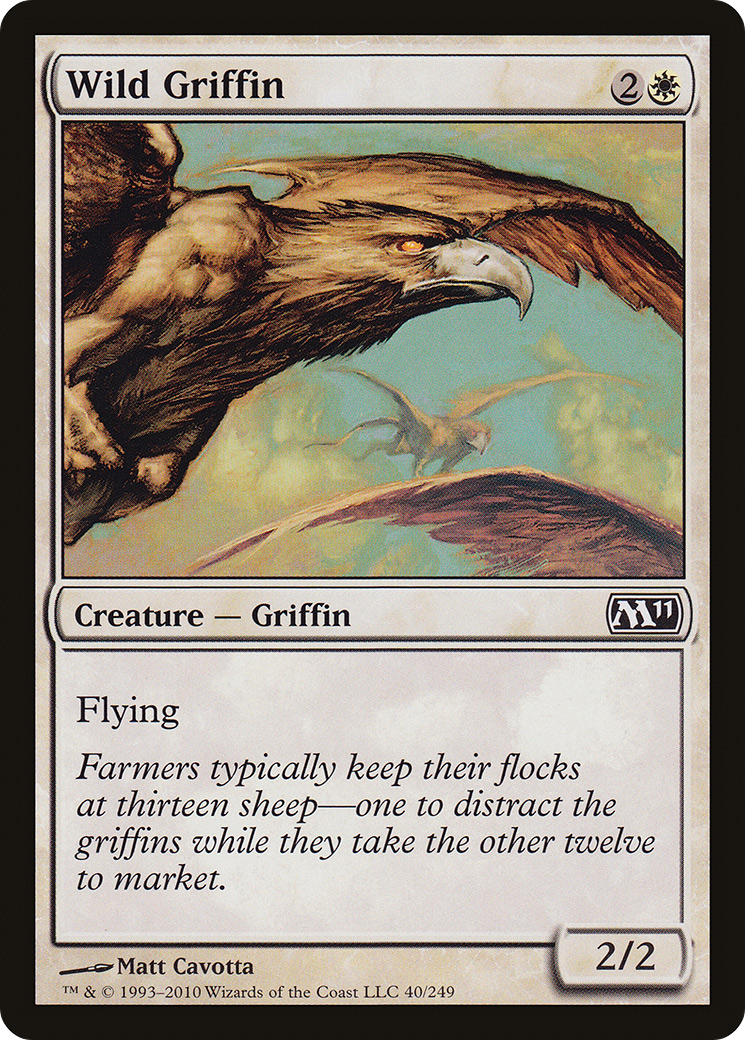 Wild Griffin (M11-040) [Magic 2011] Foil