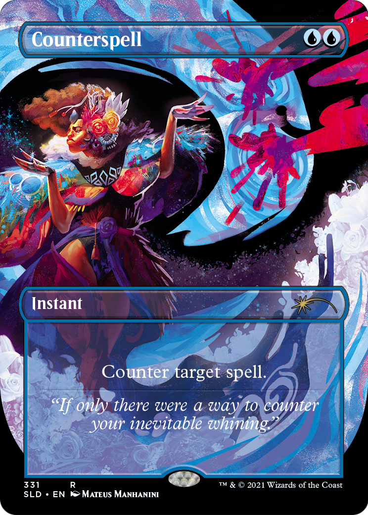 Counterspell (SLD-331) (Borderless) [Secret Lair Drop]