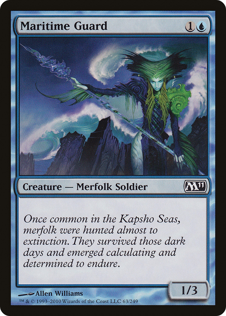 Maritime Guard (M11-063) [Magic 2011] Foil