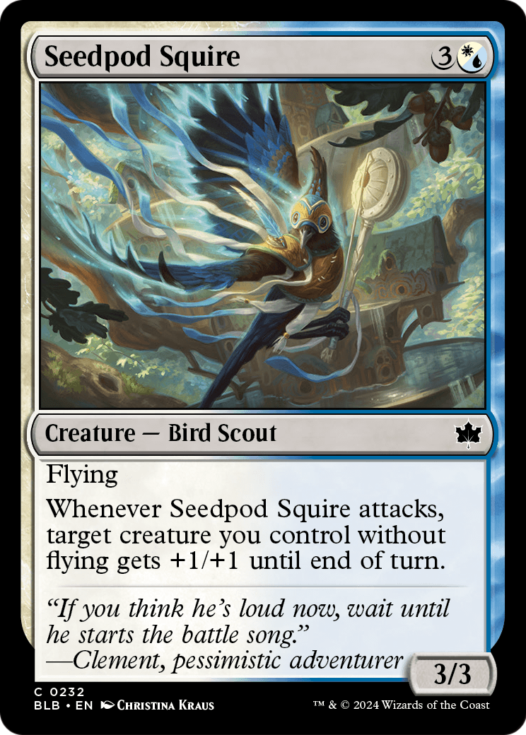 Seedpod Squire (BLB-232) [Bloomburrow] Foil