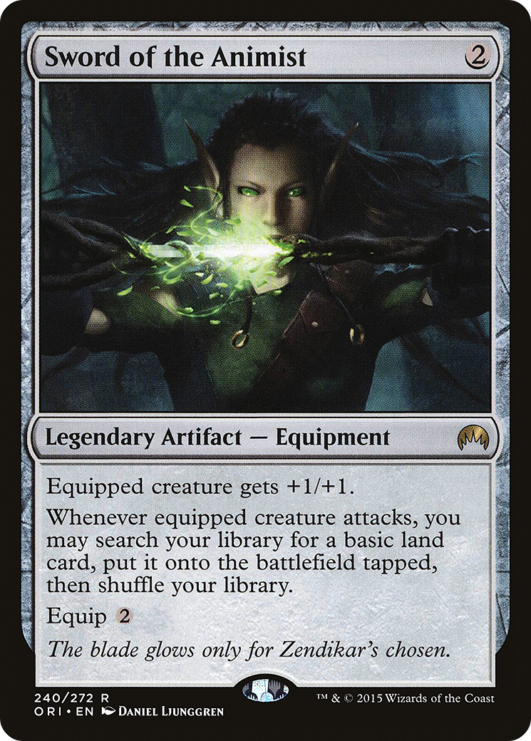 Sword of the Animist (ORI-240) [Magic Origins]