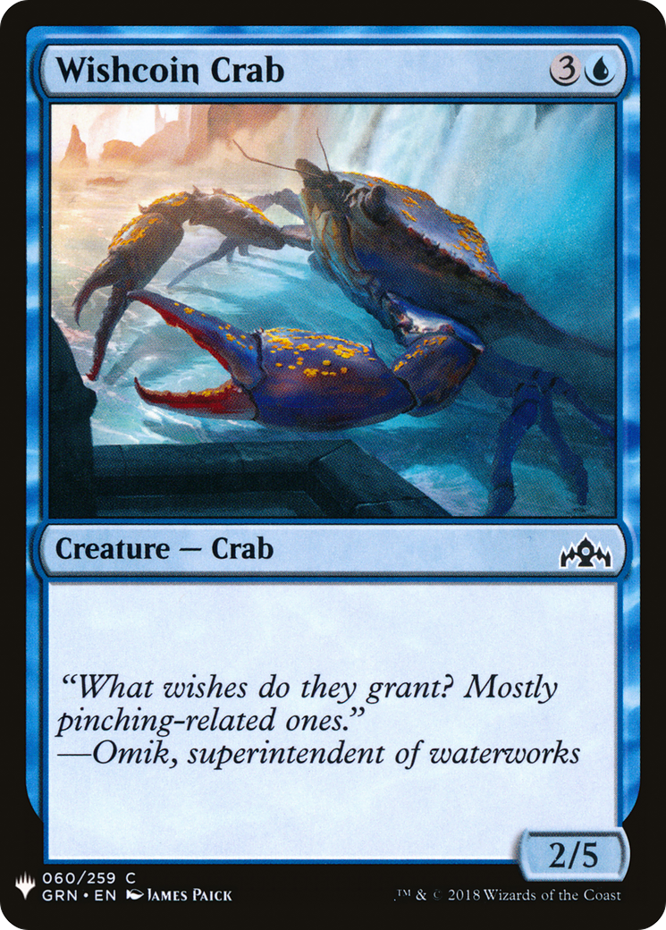 Wishcoin Crab (LIST-GRN-60) [The List]
