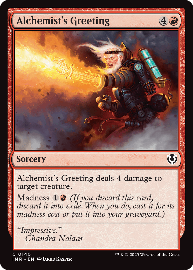 Alchemist's Greeting (INR-140) [Innistrad Remastered]