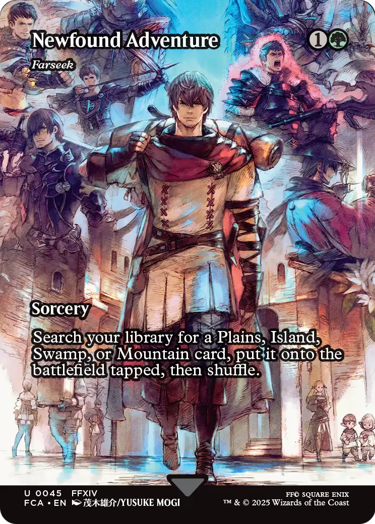 Newfound Adventure - Farseek (Showcase) (FCA-045) (Borderless) [FINAL FANTASY: Through the Ages]